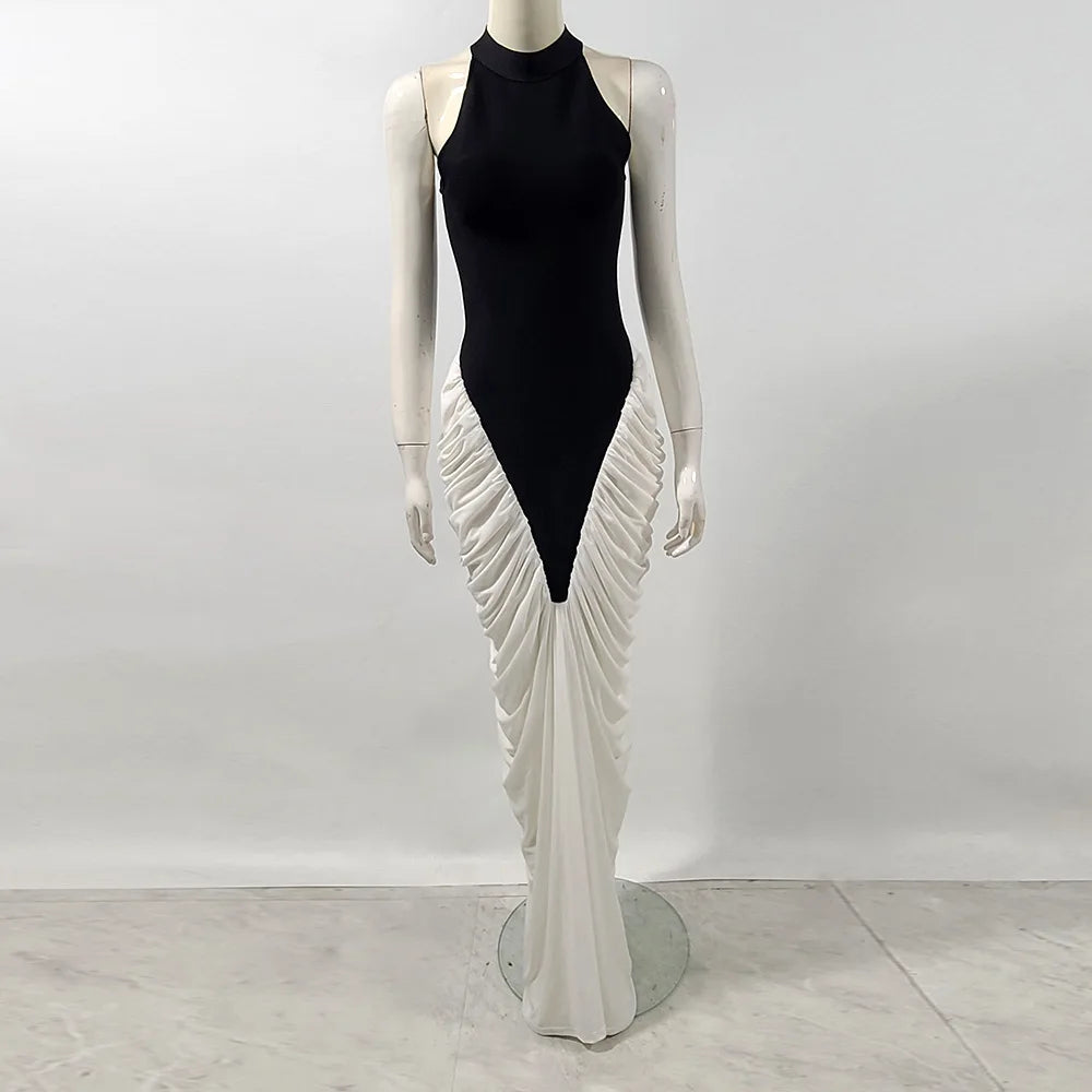 Bandage Material Women Sexy Off the Shoulder Bodycon Long Maxi Dress Elegant Evening Party Birthday Vacation Outfit Vestido