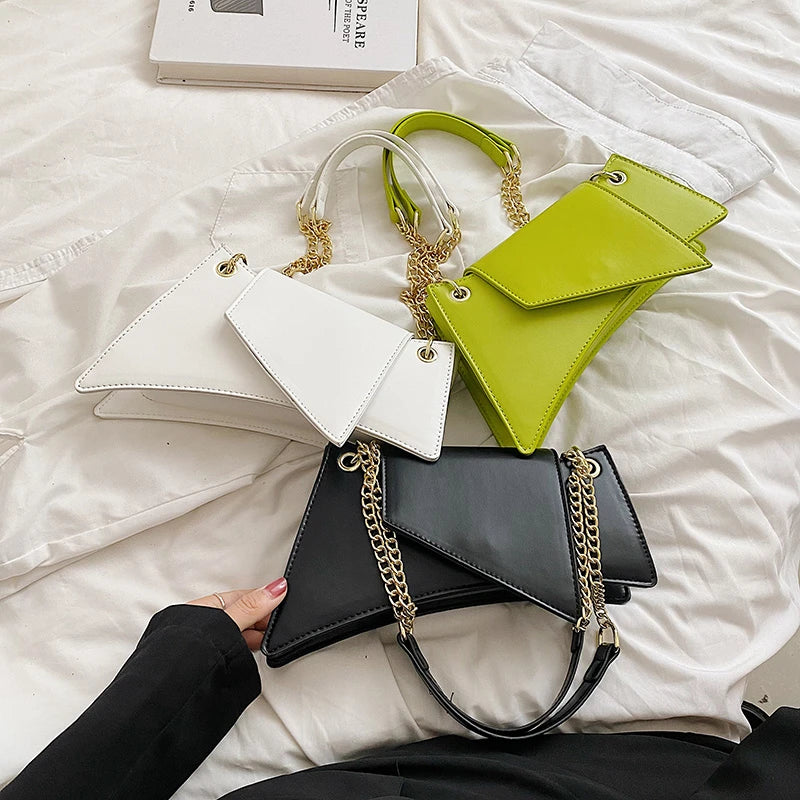 Ladies Shoulder Bag Sense of luxury Chain Handbags Premium Leather Retro Women Bags Designer Lady Armpit Bag Clutch