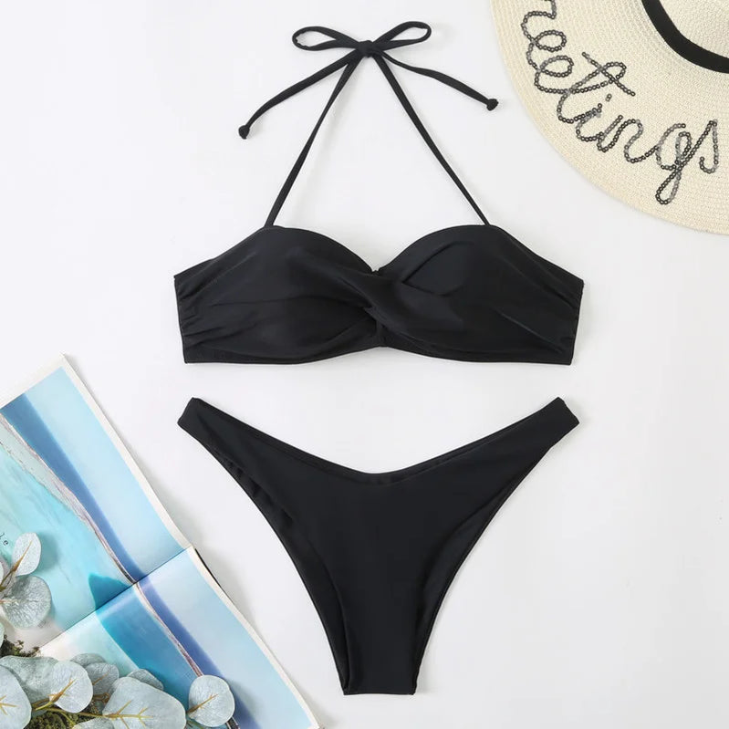 Sexy Bikini With Push Up Women Swimwear Female Swimsuit Girl Bikinis Set Swimming Bathing Suit For Beach Wear Pool Summer C22031819C