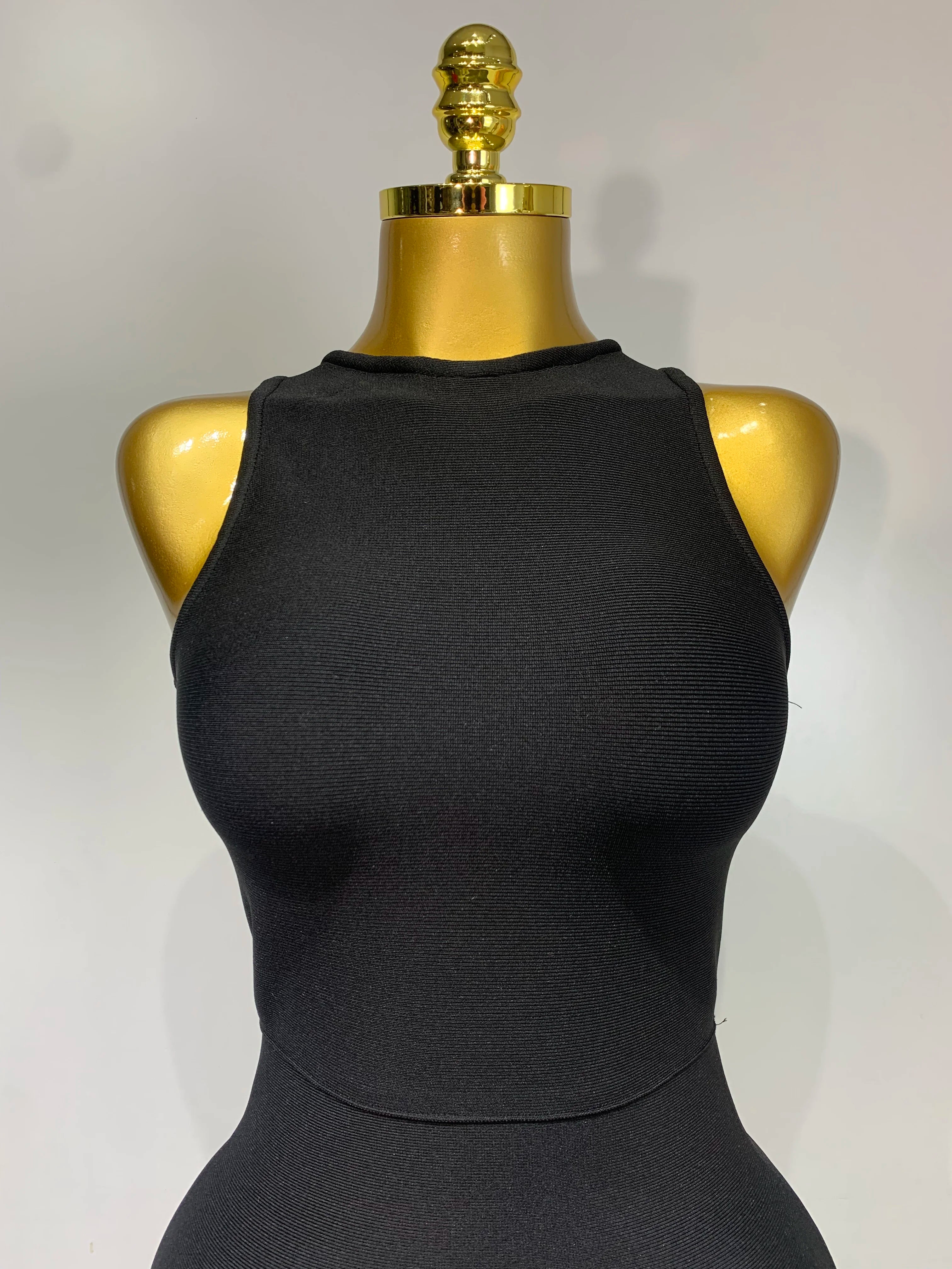 Women Fashion Celebrity Sexy Applique Black Long Bodycon Bandage Dress 2025 Elegant Evening Party Club Luxury Birthday Dresses