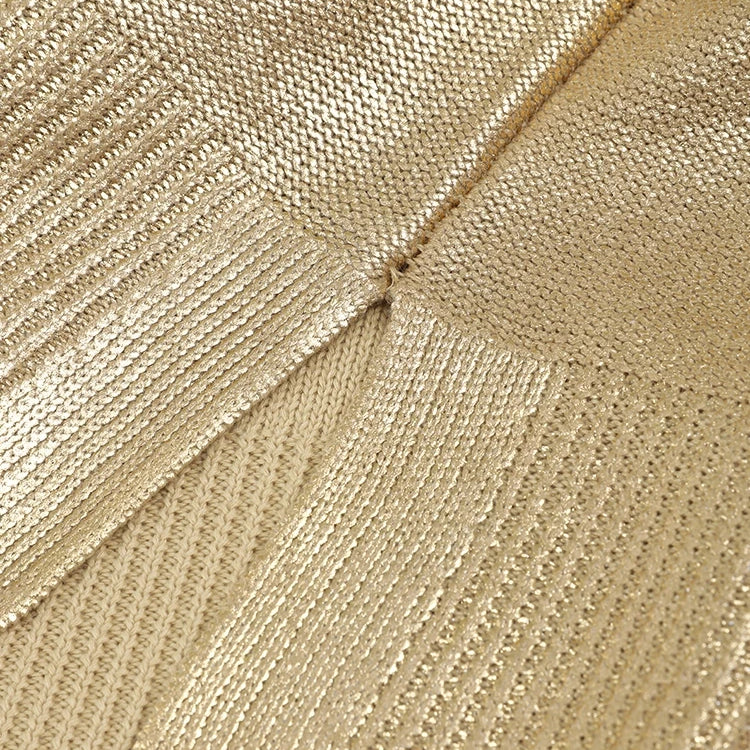 Women Solid O Neck Pullover Top Elegant Loose Long Sleeve Gold Sweatshirt Autumn Female Fashion Casual Shinny Outerwear