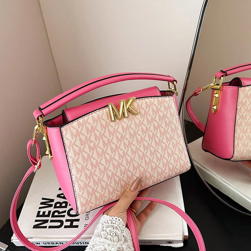 2025 New Small Square Bag - Printed Crossbody Purse, Quilted Chain Strap Shoulder Bag, Lightweight & Elegant