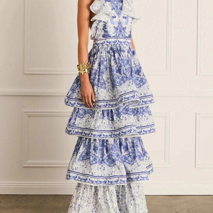 TWOTWINSTYLE Solid Hollow Out Slimming Dresses For Women Slash Neck Long Sleeve High Waist Bodycon Dress Female Fashion Style