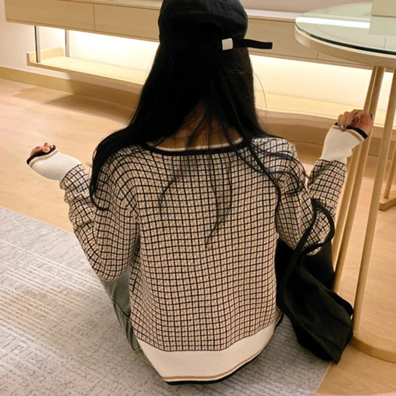 Women's Cardigan Sweater Button-Down Long Sleeve Knit Cardigans