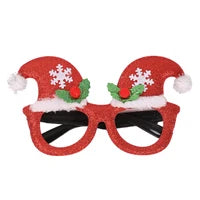 Kids Christmas Costumes Santa Claus Cosplay Clothes Boys and Girls New Years Red Xmas Clothes Christmas Eve Party Clothings Christmas Glass Only