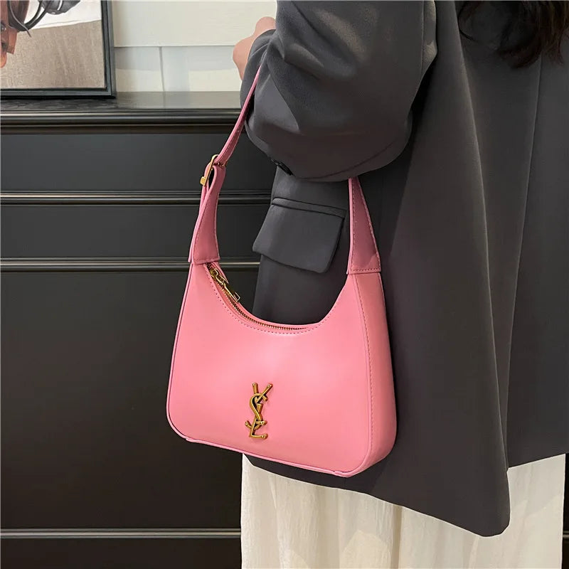 Exclusive Designer Shoulder Bag 2025 New, Versatile Women's Top Handle Tote & Underarm Purse, Vintage Style Crossbody Bag