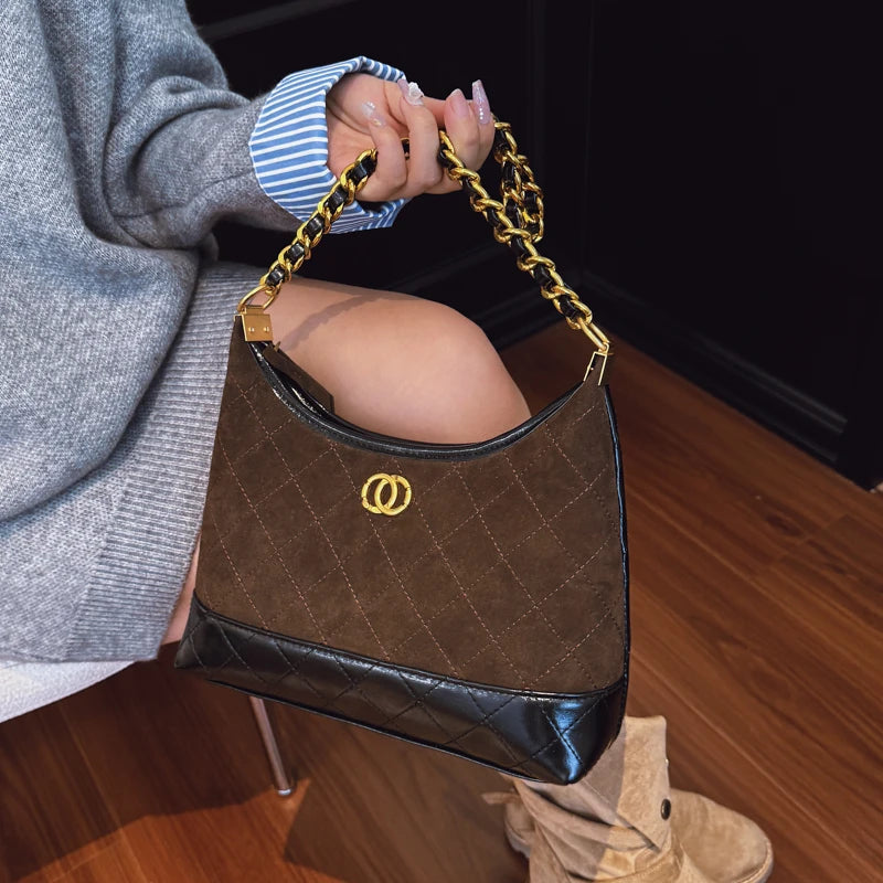 Fashion Forward Women Designer Crossbody Bag Luxury Leather Handbag High End Shoulder Tote Vintage
