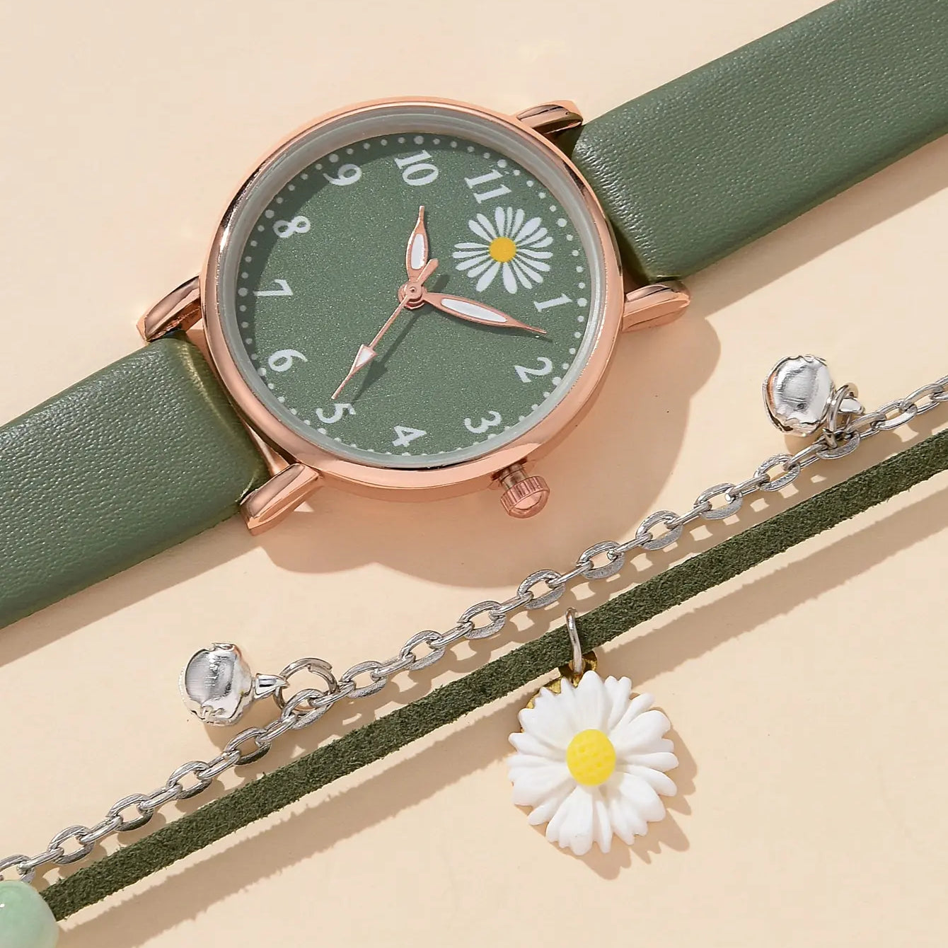 Watch for Women Dress Romantic Bracelet WristWatch Fashion Ladies Leather Quartz Watch Clock Women Montre Femme