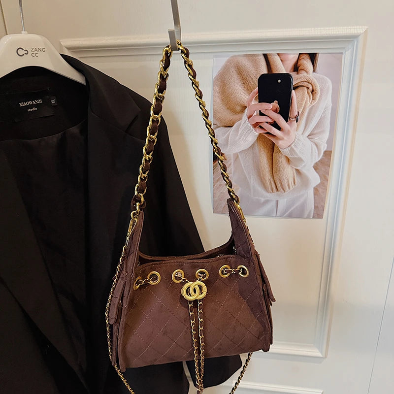 Classic Elegant Women's Leather Handbag Luxury Crossbody Shoulder Bag Designer Fashion Tote For Stylish Ladies