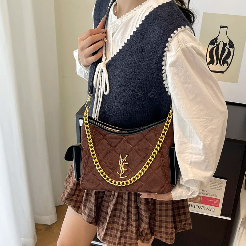 Women’s Luxury Leather Stylish Classic Tote Fashion Bag Elegant Designer Shoulder Crossbody Handbag For Daily Chic Style