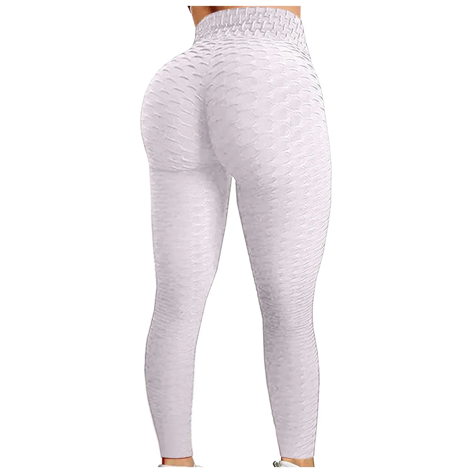 Women's Bubble Hip Lifting Exercise Fitness Running High Waist Yoga Pants