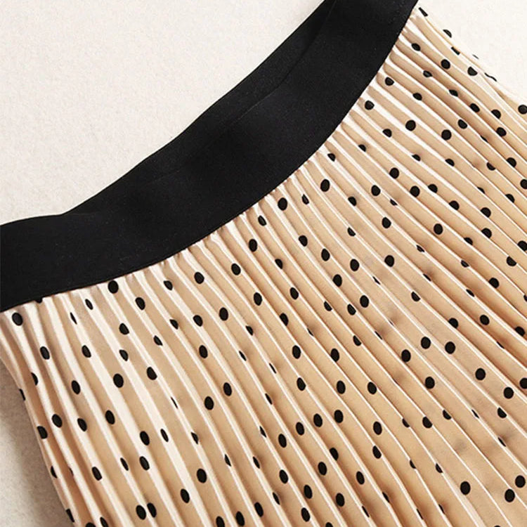 Pleated Skirts Women Spring Autumn Skirt High Waist Print Midi Skirts Womens Velvet Skirt Maxi Long Skirts Femme Faldas Mujer