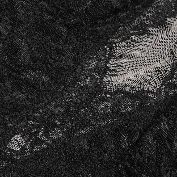 VC Alluring Black Sequin Deep V Neck Backless Lace Design Mermaid Dress for Party Dinner Evening Gown