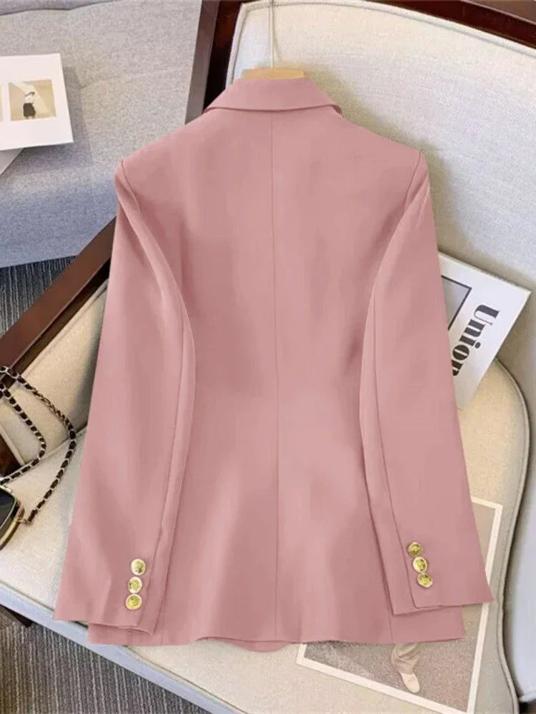 Blazer for Women Spring Autumn New in Slim Korean Fashion Outerwears Loose Women's Jacket Office Lady Women Blazer Coats