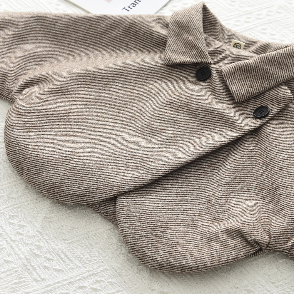 Bear Leader Fashion Kids Girls Princess 2pcs Clothes Set Autumn Winter Children Coat Outwear+Skirts Vintage Outfits Suit 2-12Y