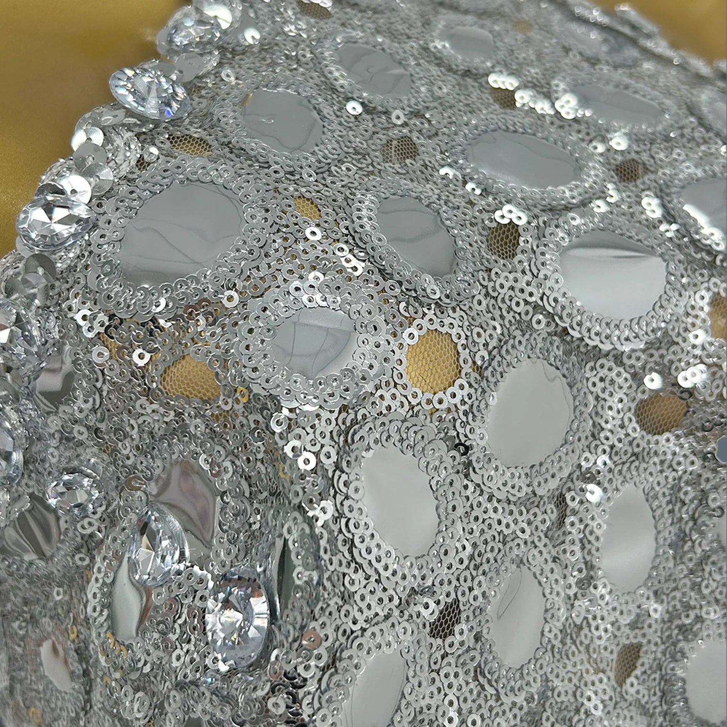 Sexy Unique Design Backless Sleeveless Sequin Jumpsuit for Women Stage Dance Leotard Bodycon One Piece Bodysuit Yuanjing