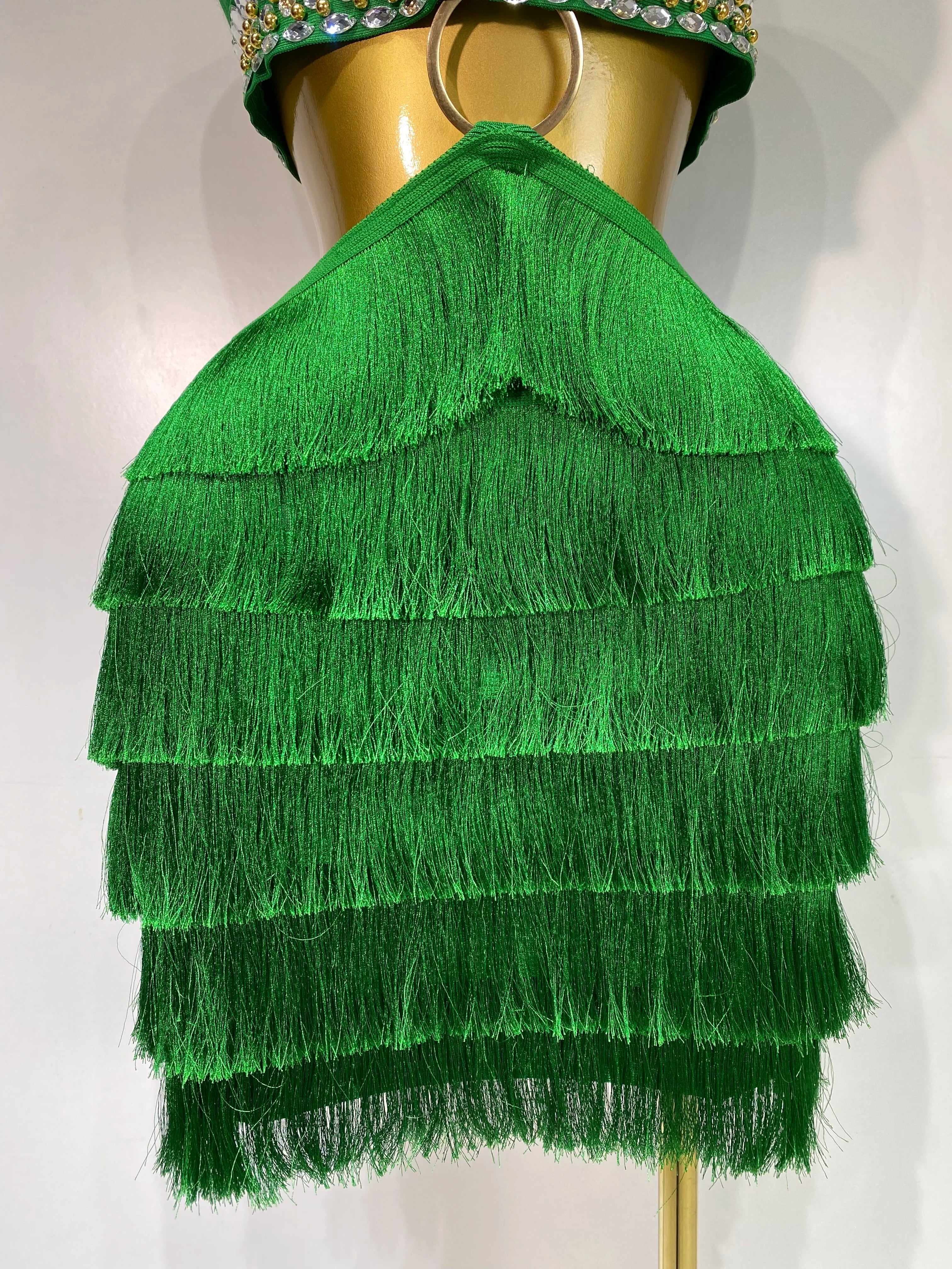 Sexy Sling Backless Dress Women Green Bodycon Bandage Dress 2025 Celebrity Elegant Evening Club Luxury Birthday Party Dresses