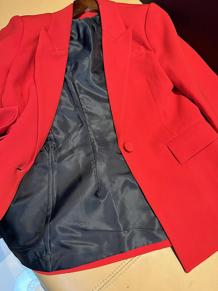 Clearance Sale Price Blazer S-XXXL Red White Black Purple Fashion Women's Blazer Outfit