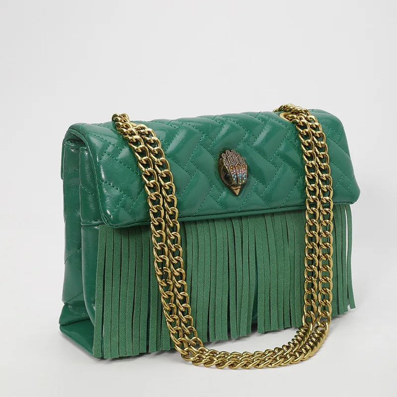 2025 Curated Cube Bag, Chain-Integrated Convertible Shoulder & Crossbody Purse for Women, Architectural Vegan Leather Day