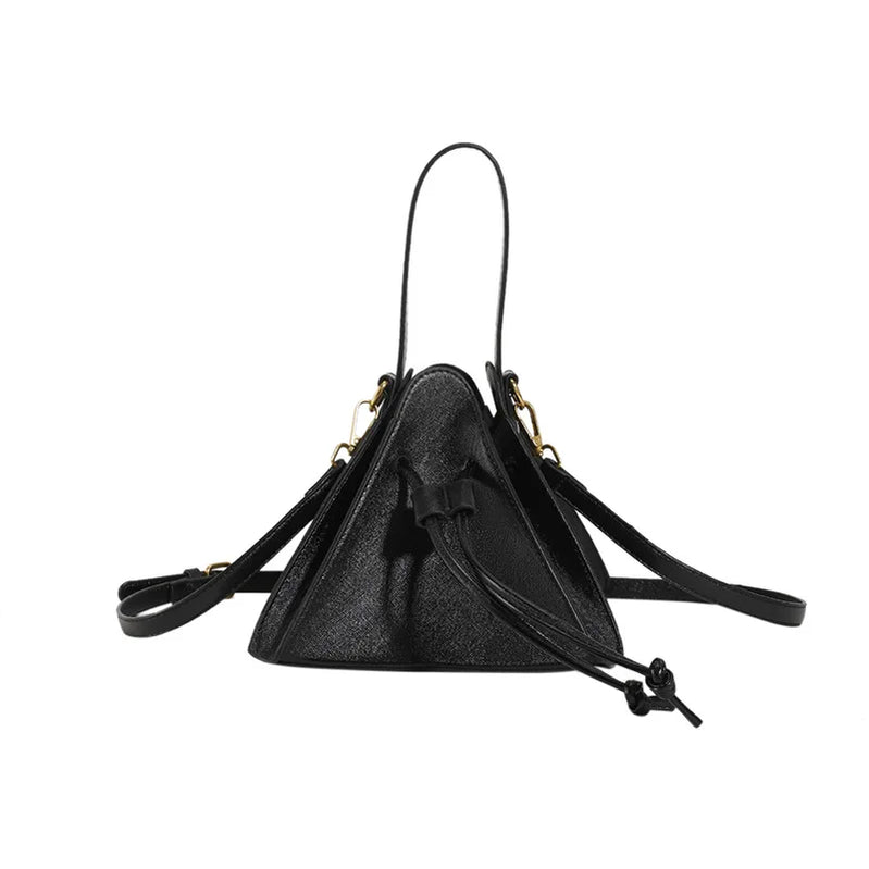 Patent Leather Handbags for Women New Personality Fashion Crossbody Bag Luxury Party Trend Woman Shoulder Bag black Mini(Max Length<20cm)