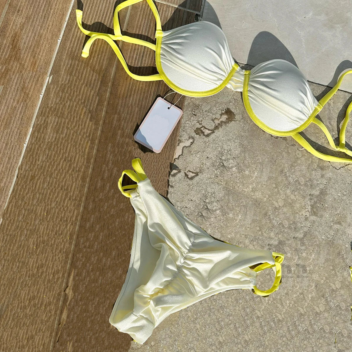 Push Up Bikini Sexy Women Swimsuit Female Swimwear Sexy Bikini Set Brazilian Biquini Swimming Suit Solid Shiny Beachwear C346202