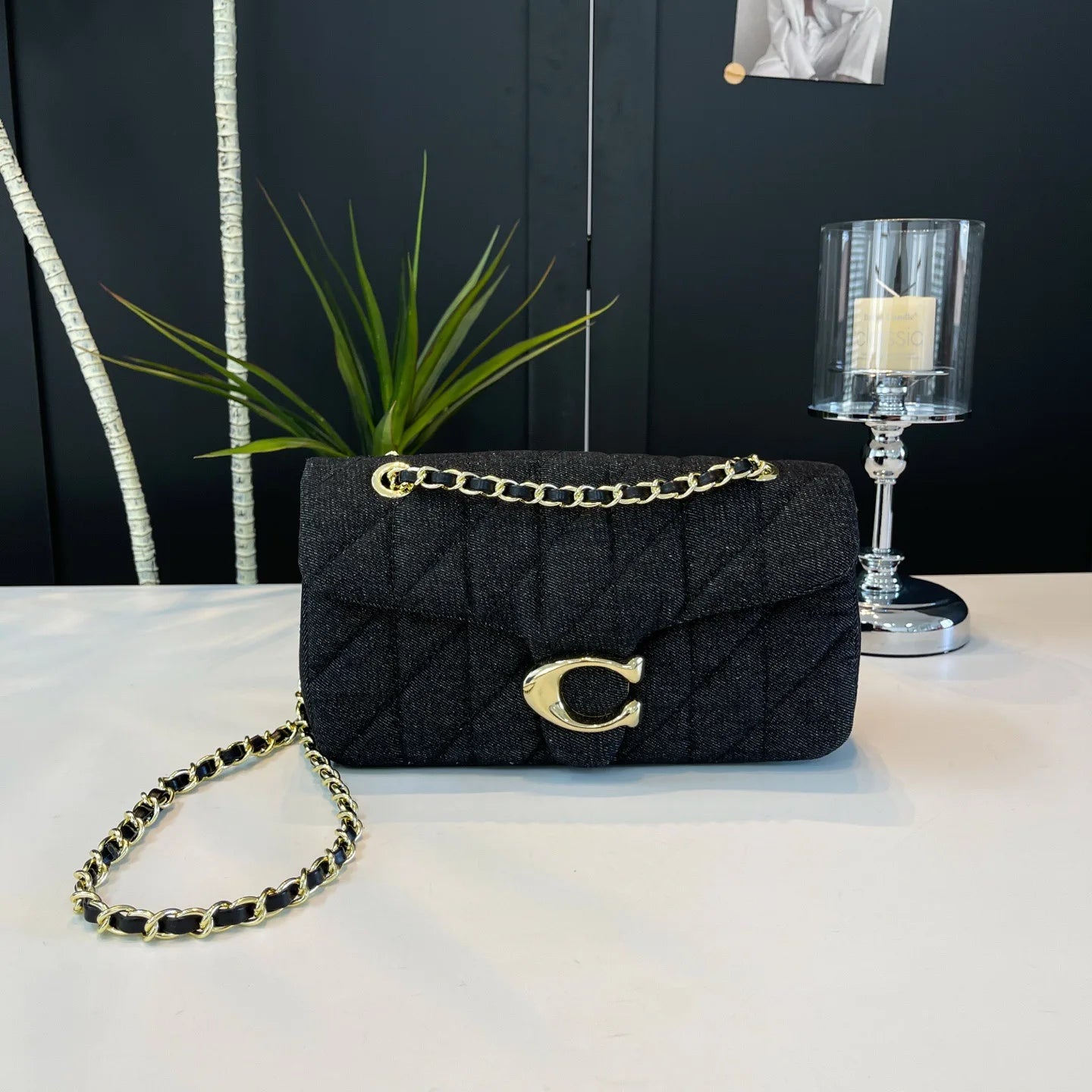 New Fashionable Retro Embroidered Thread Women's Bag, High-end Chain Diagonal Span Bag, Fashionable Versatile Handbag