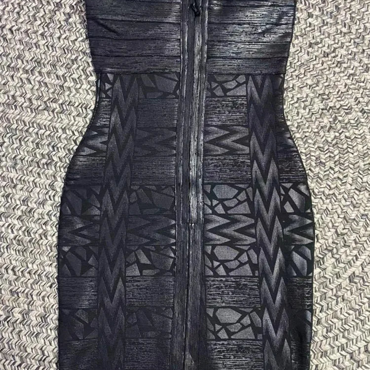 Vestido curto feminino sexy, sem alças, com cristais, estilo bandagem, moda boate, festa, comemoração, cor preta, prateada e dourada