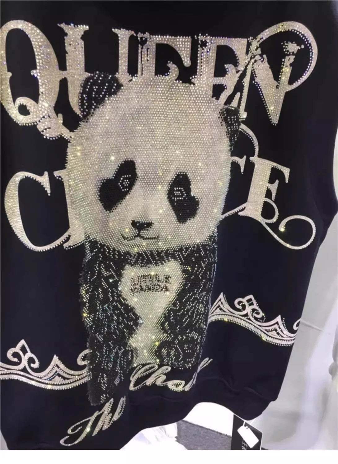 Plus Size Animal Letter Stamping Diamond Women's Jackets Sleeveless Hooded Fashion New Coat Vest Autumn Winter Female Cardigan