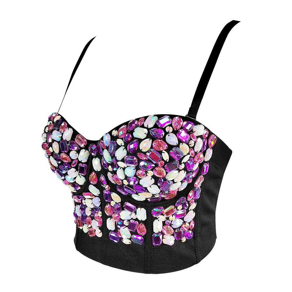 Fashion sexy femminile reggiseno busto per perle fatte a mano per perle gioiello di perline per perle di perline per perle di perline femminile