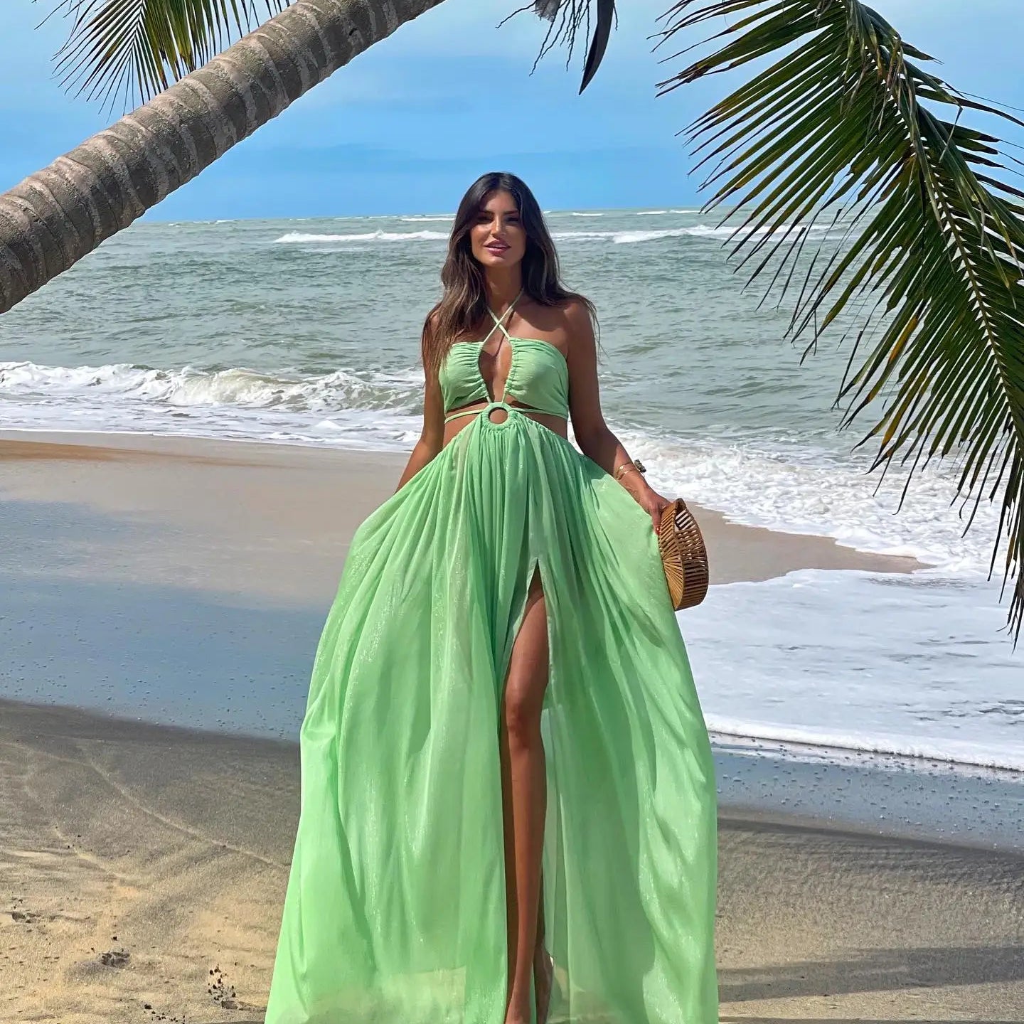 Summer New In Women Dresses Sexy Party Club Evening Dress Fashion Robes Multy-Layer Ruffle Female Chic Gown Women Clothing PI24386G1