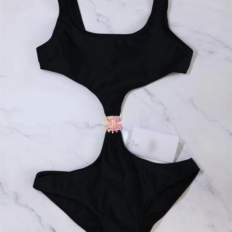New Arrival Women Black Triangle Bikini Ins Design Luxury Swimwear Fashion Beach Summer Swim Wears 2310