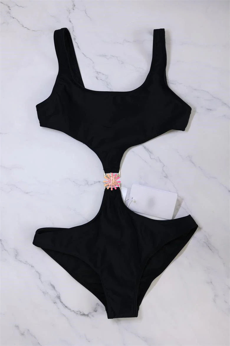 New Arrival Women Black Triangle Bikini Ins Design Luxury Swimwear Fashion Beach Summer Swim Wears 2310