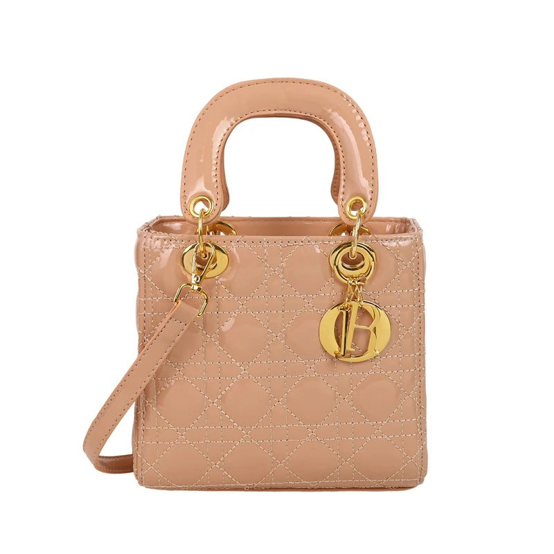 Elegant Women's Leather Crossbody Fashion Handbag Luxury Designer Shoulder Tote Bag Classic For Everyday Look