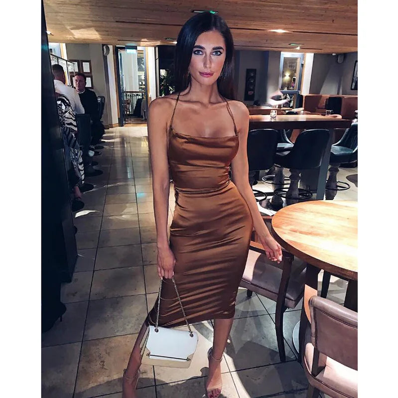 BIG PROMOTION Europe, America, spring and summer new solid color sexy halter dress strapless party dress women's dress