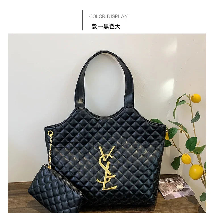 Must-Have 2025! Korean Spring/Summer Padded Shoulder Bag - Quilted Stitch, Popular Insert & Spacious Euro-American Style