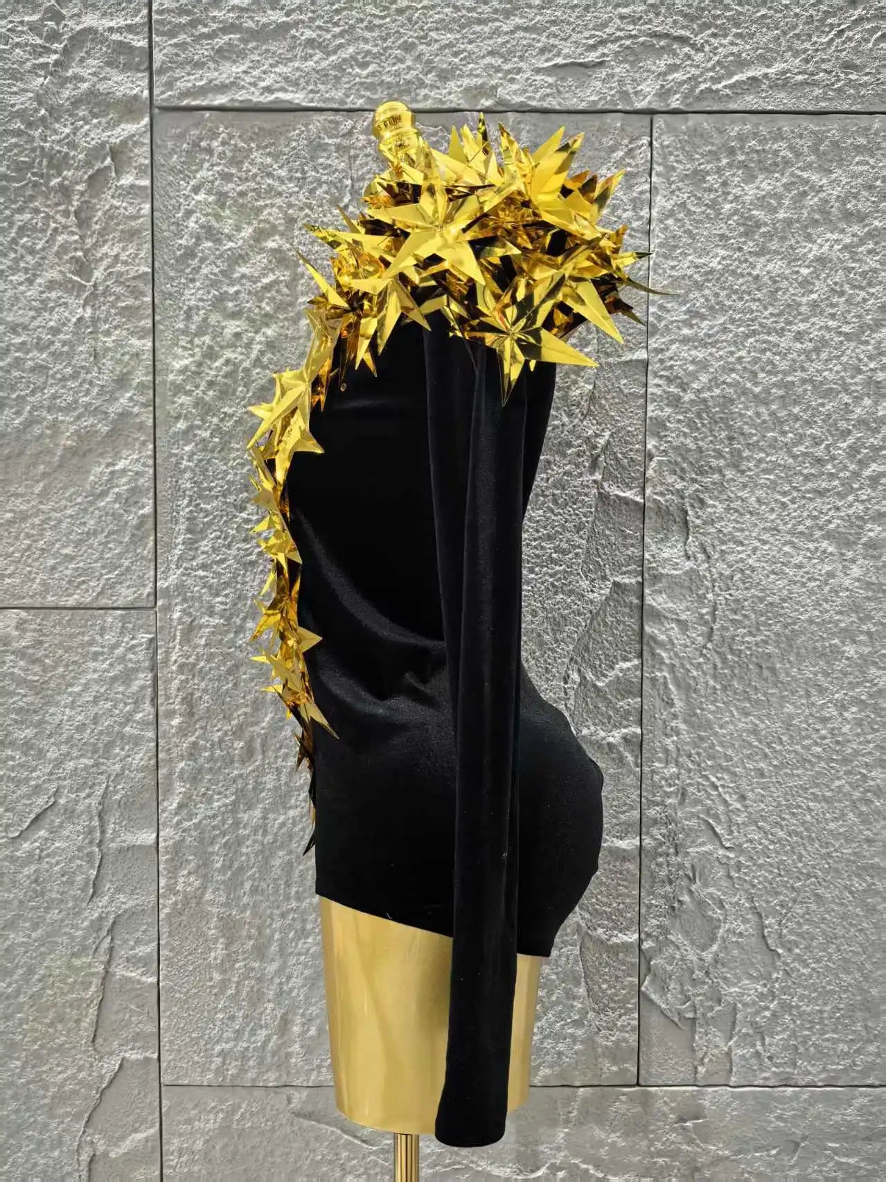 STOCK Shinning Star Sequins Women Long Sleeve Sexy High Stretch Bodycon Bodysuit Celebrate Bar Dancer Performance Costume