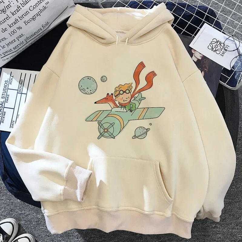 the Little Prince hoodies women streetwear anime sweatshirts Hooded Shirt female japanese sweater 13974
