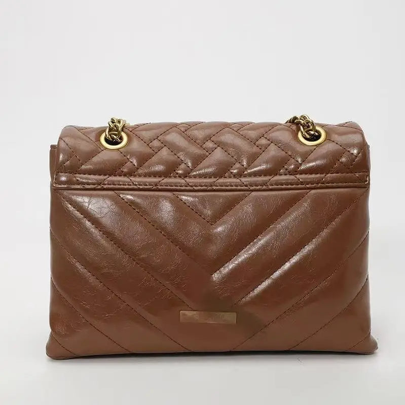 2025 Curated Cube Bag, Chain-Integrated Convertible Shoulder & Crossbody Purse for Women, Architectural Vegan Leather Day