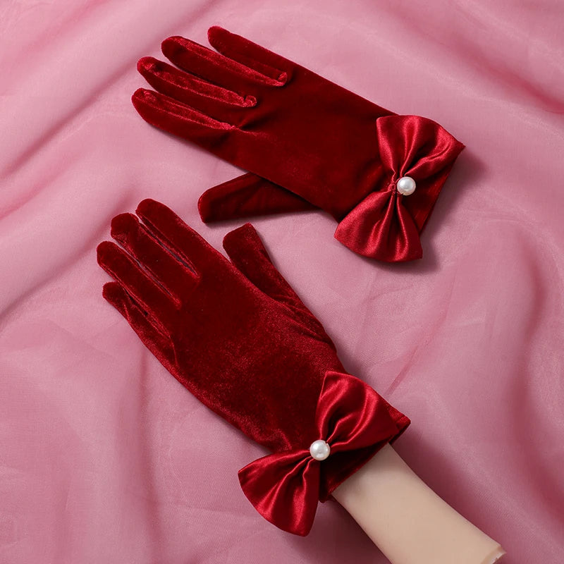 New super fairy white lace tulle long bridal photo wholesale gloves ST-0003-B