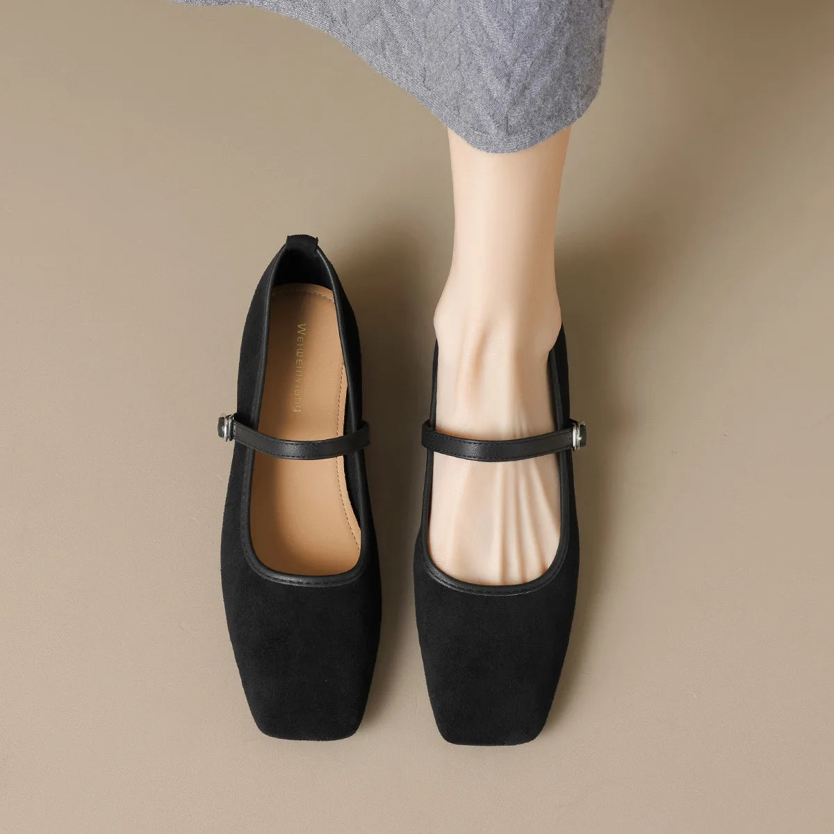 spring women's shoes Fashionable design Marie-Jane shoes Women's casual high heels and boat shoes Office and party wear