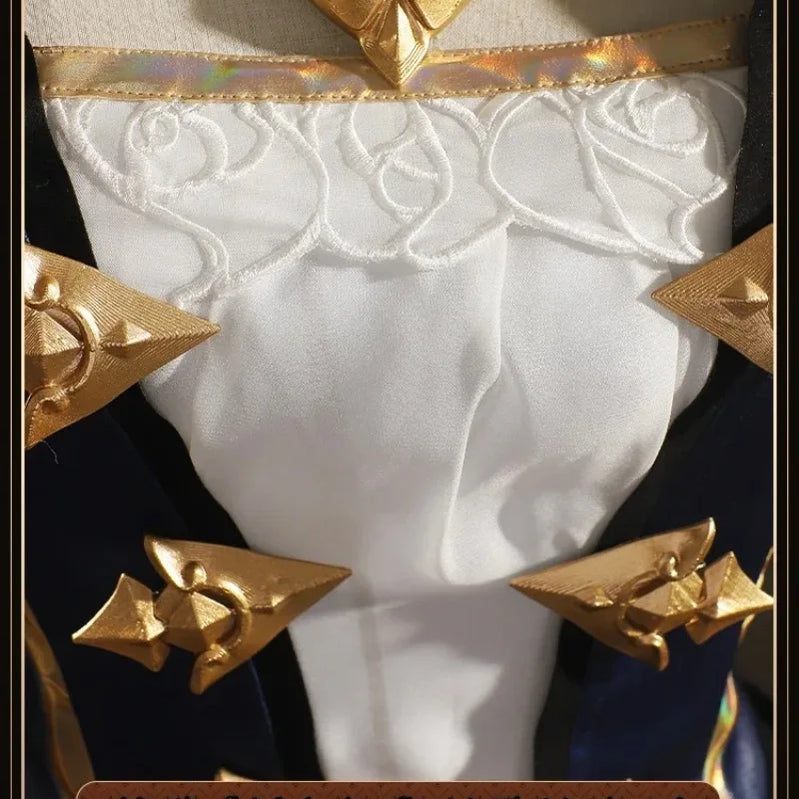 Navia Genshin Impact Cosplay Costume Wig Dress Uniform Fontaine Spina Di Rosula Hat Clorinde Halloween Costumes for Women
