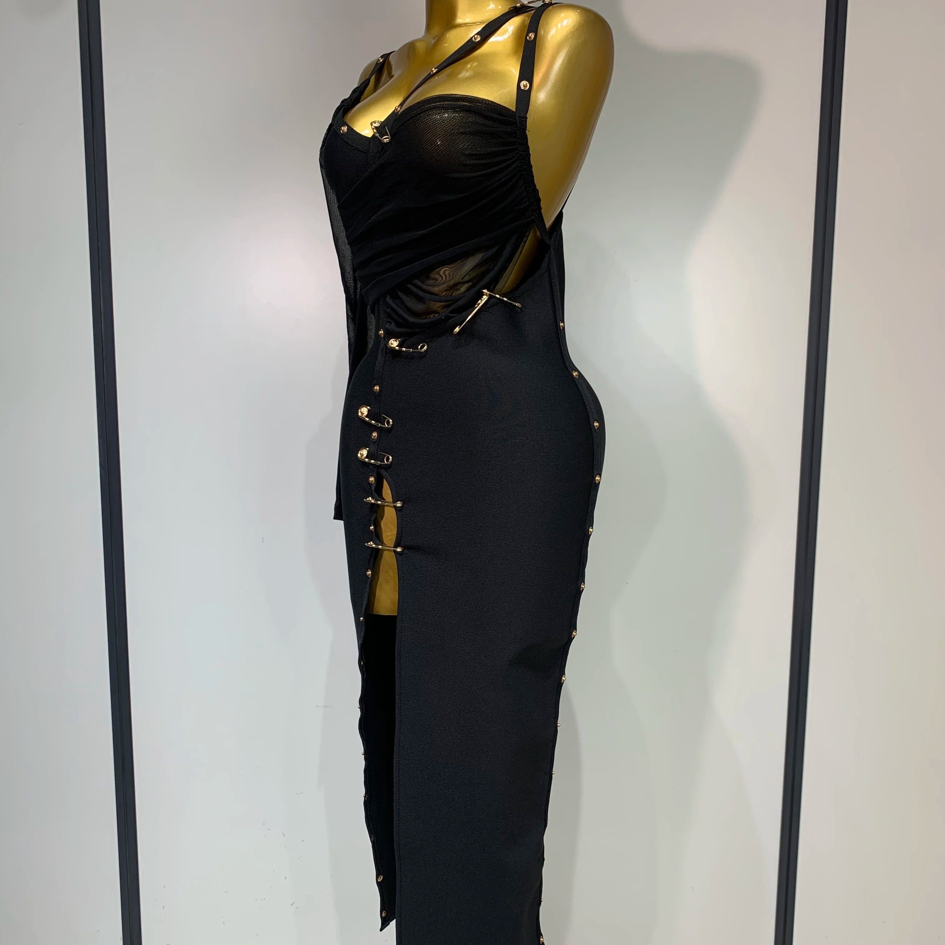 High Quality One Shoulder Long Sleeve Bodycon Bandage Dress Cocktail Evening Party Luxury Birthday Dress Celebrity Prom Gown