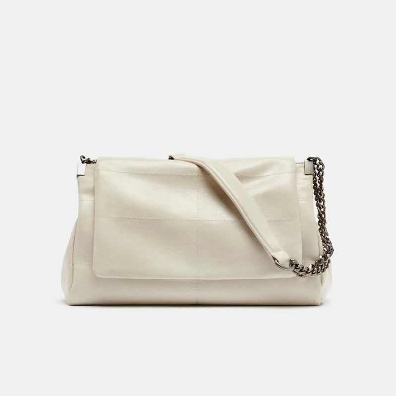 Women's Shoulder Bag with Chains, Vintage Quilted Sling Bag, New Fashion Luxury Design Handbags for Ladies