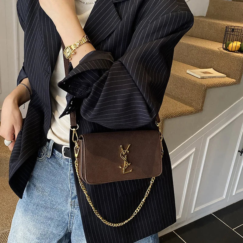 Must-Have Fall Winter Square Bag, Premium Underarm Purse for Women, Chic Shoulder & Crossbody Bag, Elegant Small Handbag