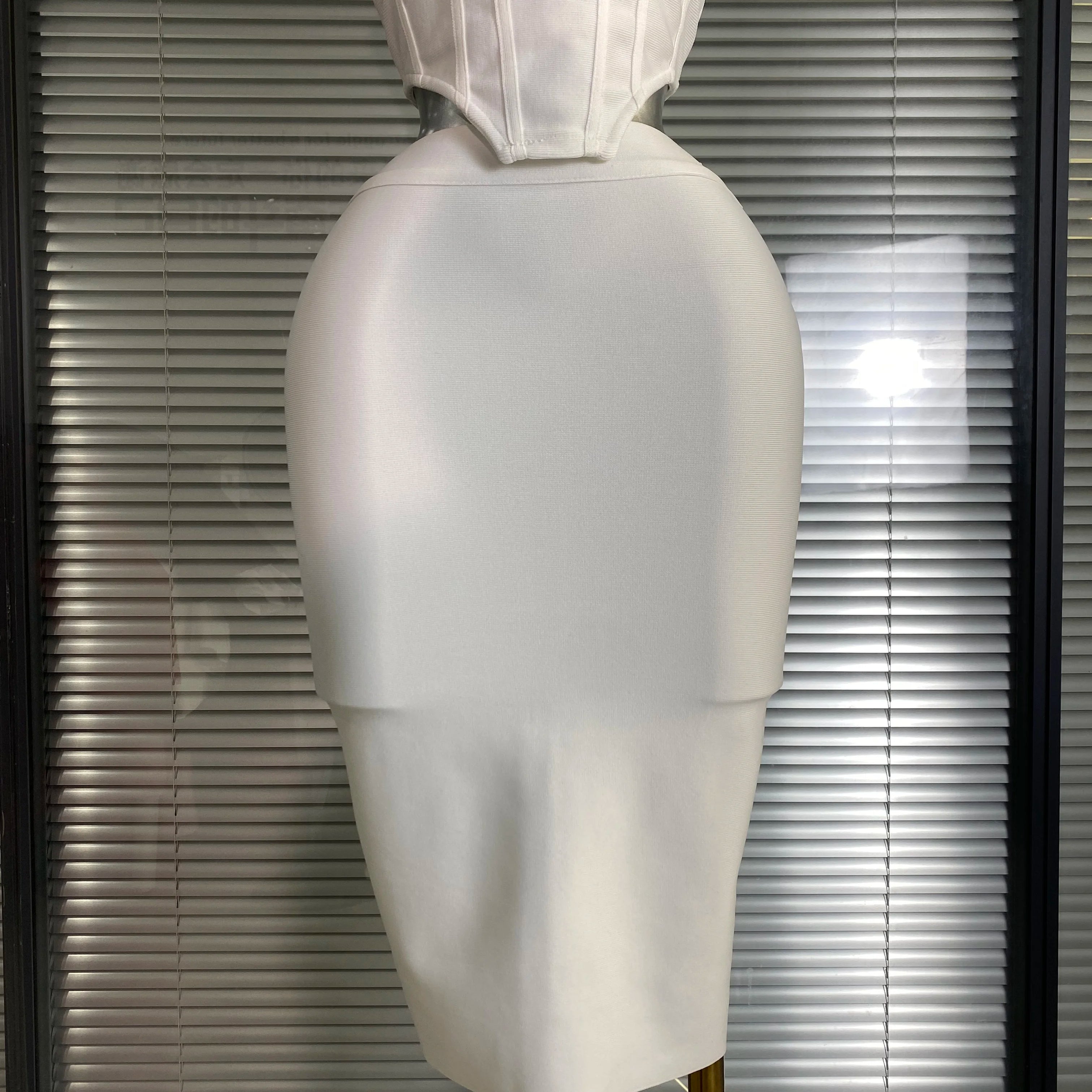 Summer New 2025 Women Sexy Flower White Black Mini Bandage Two Piece Set Celebrity Evening Party Skirt Suits