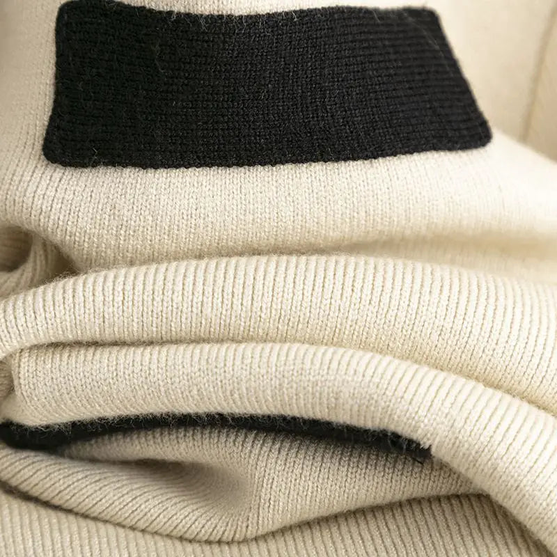 GIGOGOU Euro Designer Women Sweater Tracksuits Button Decorate Woman Sweaters + Wide Leg Pants Suits 2 / Two Pieces Sets Trouser