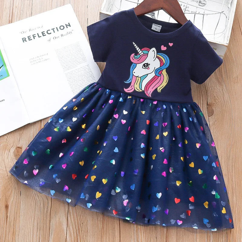 Baby Girls Floral Princess Dress Spring Autumn Korean Style Long Sleeve Big Turn Down Collar Kids Girl Dresses Summer 2024 New