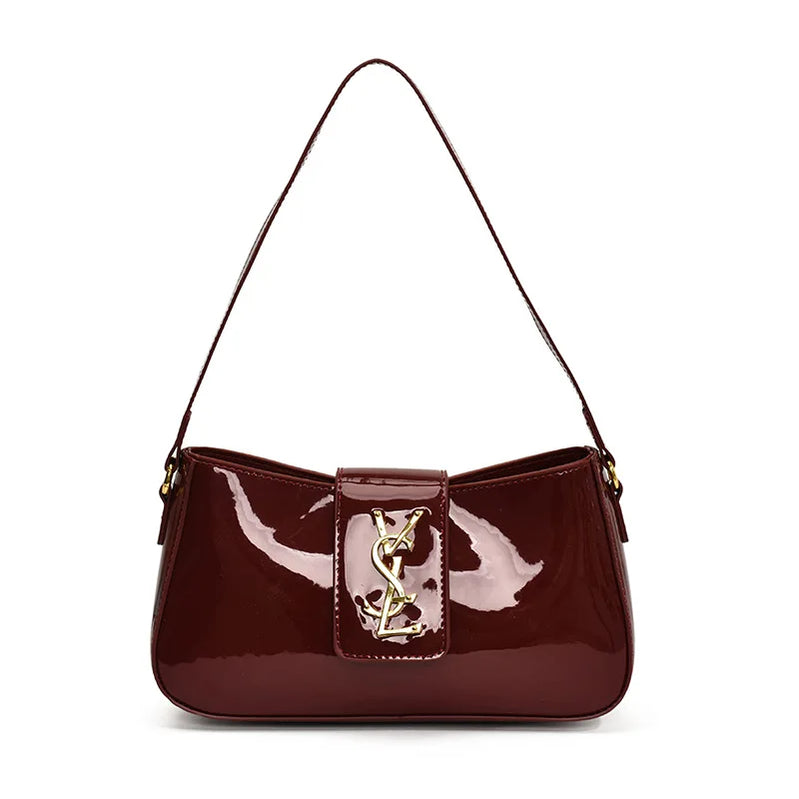 Famous Designer Elegant Leather Shoulder Bag - Women's Crossbody Handbag Popular Classic For Ladies Paris Fashion Women's Bag