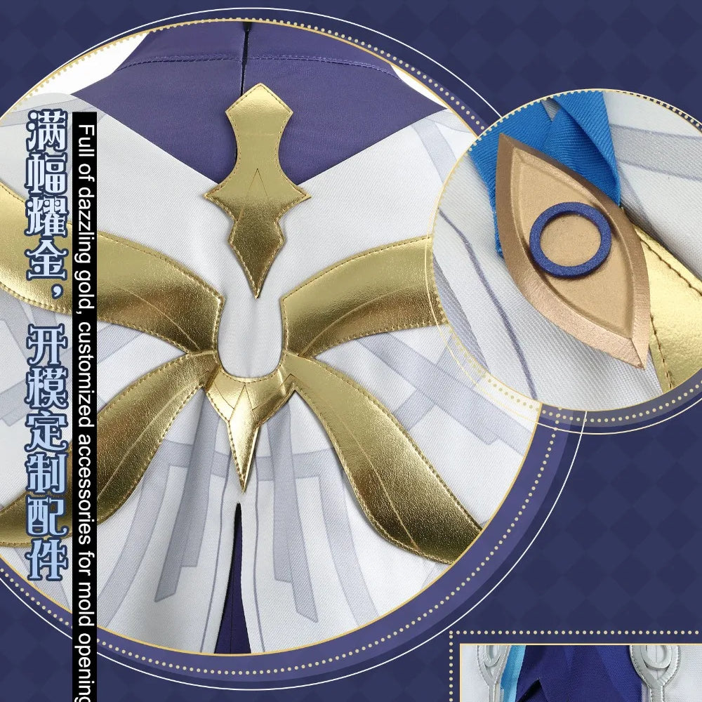 Honkai Star Rail Cosplay Sunday Costume Impact 3 Carnival Uniform Wig Headwear Anime Halloween Costumes for Women Men Hot Sale