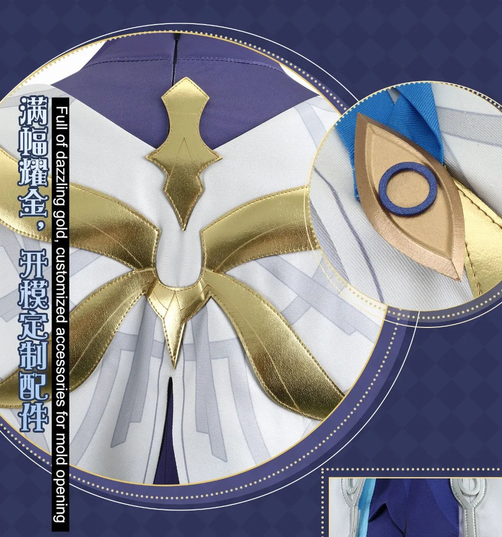 Honkai Star Rail Cosplay Sunday Costume Impact 3 Carnival Uniform Wig Headwear Anime Halloween Costumes for Women Men Hot Sale